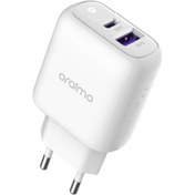 Resim Lemestar Oraimo Çift Portlu 22.5w Hızlı Şarj Cihazı - Usb & Type-c Çıkışlı Kompakt Şarj Aleti 