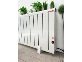 Resim HİZMETTERM Elektrikli Radyatör 600+600 (1200WATT) Çift Rezistanslı Aluminyum Hizmetterm 