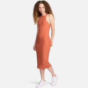 Resim Nike Sportswear Chill Knit Kadın Turuncu Elbise 