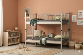 Resim YURT METAL RANZA, GRİ, 90X200 