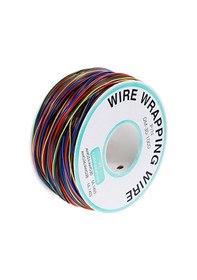 Resim Sones 8 Renk 30awg Tel Kalaylı Bakır Katı Pvc Yalıtım Sarma Teli 