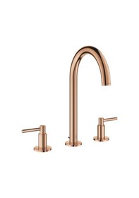 Resim Grohe 20649DA0 Atrio 3 Delikli Lavabo Bataryası L Boyut - Bakır 