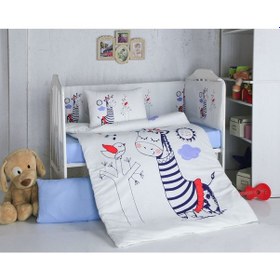 Resim Komfort Home Bebek Uyku Seti 8 Parça Ranforce %100 Pamuk /Melodi 