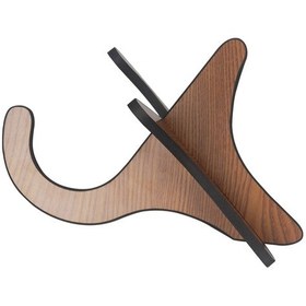 Resim Ahşap Ukulele Standı Taşınabilir Ayrılabilir Yaylı Kahverengi 