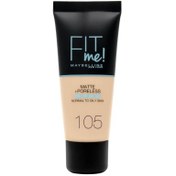 Resim Maybelline Fit Me Matte+Poreless Fondöten No:105 30ml 