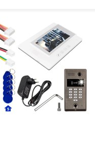 Resim Uygun 7 İnç Dokunmatik Ekran Görüntülü Diafon Sistemi (Renkli+Sesli Konuşma+Kapı açma) 