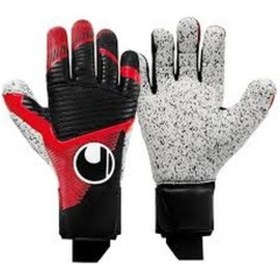 Resim Supergrıp + Ref Powerline Üst Düzey Tam Profesyonel Kaleci Eldiveni Siyah 