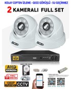 Resim Ids - 2 Kameralı 1080P Fullhd 5Mp Sony Lensli Kamera Seti - 2028 