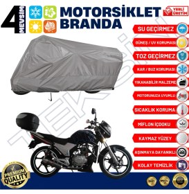 Resim Teksin Motoran Cbs 150 Balancer Arka Çanta Uyumlu Motosiklet Brandasısı 