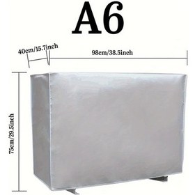 Resim Topnotch A6 Outdoor Air Conditioner Dust Cover Koruyucu Kılıf Güneşten Koruma 