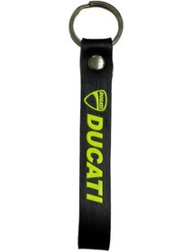 Resim Ducati Uyumlu Siyah Flo Sarı Anahtarlık 