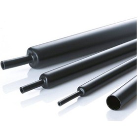 Resim 25 Mm Woer Isı Ile Daralan Siyah Makaron (50 Metre Rulo) 