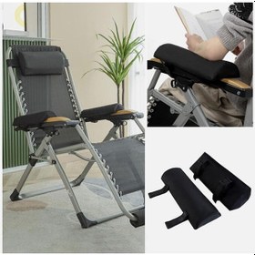 Resim Suntek Şezlong Kafa Yastık Ayak Yastığı Kol Pedleri Açık 40cm-ayaklık Siyah 