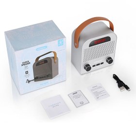 Resim Fineblue FM-888 Bluetooth Hoparlör FM Radyo Çalar Saat 