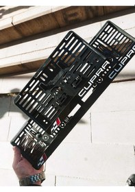 Resim Plakalık Lazer Kesim Pleksi 1 Kare 1 Uzun Araç Cupra Özel Kişiye Özel Plakalık İsime Özel Plakalık 