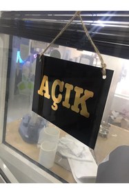Resim SIRADIŞI REKLAM Mağaza açık kapalı tabelası premium 