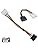 Resim 4-Pin Molex Erkek - 15-Pin SATA Güç Dönüştürücü Kablo (20 cm) 