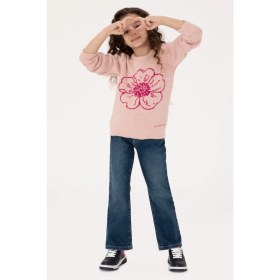 Resim U.s. Polo Assn. Kız Çocuk Açık Pembe Kazak /triko 50316353-VR078 