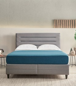 Resim Yataş Bedding Supreme Pedic Baza - Başlık Set - Mavi 140x190 