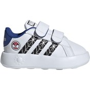 Resim adidas Grand Court Spider-man Çocuk Beyaz Ls Ayakkabı 