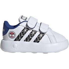 Resim adidas Grand Court Spider-man Çocuk Beyaz Ls Ayakkabı 