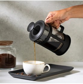 Resim Nehir Velvet 350 ML Borosilikat French Press Siyah 