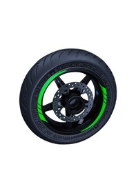 Resim Floresan Yeşil Moto GP İç Jant Şeridi Sticker Çınar Extreme 
