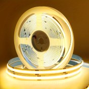 Resim 12V 8Mm Deniz 320 COB LED Şerit Işık, Pil Olmadan 5 Metre Veya 16.4 Ayak Uzunluğunda 