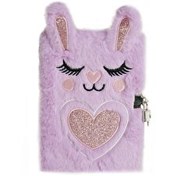 Resim Kilitli Peluş Cute Defter 