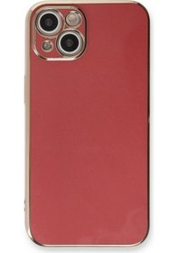 Resim Apple, Uyumlu iPhone 13 Kılıf Volet - Kırmızı 