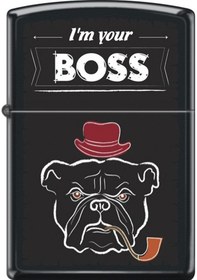 Resim Zippo Im Your Boss Design Çakmak - 218-102060 