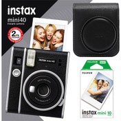 Resim Instax Mini 40 Fotoğraf Makinesi - Çanta - 10'lu Film Siyah 