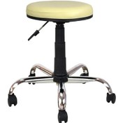 Resim Bürocci Metal Ayaklı Tabure-Krem-2999D0115 