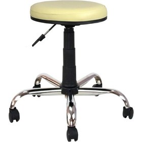 Resim Bürocci Metal Ayaklı Tabure-Krem-2999D0115 