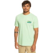 Resim Quiksilver Retrofade Erkek Yeşil Tişört 