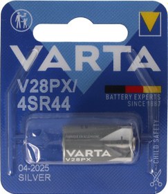 Resim Varta V28PX, 4SR44 fotoğraf pili, Duracell PX28, GP476 