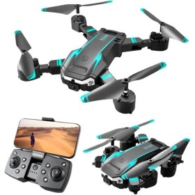 Resim S6 Pro Drone Quadrotor Rc Fırçasız Motor Profesyonel Hd Kamera Hava Fotoğrafçılığına Uygun + 2 Pil 