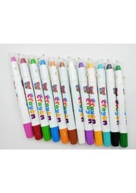 Resim Kraf Kıds Pastel Boya Sılky Crayon 12 Lı Kk500 Çok Renkli 