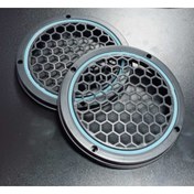 Resim AGUILAS 20cm Buzmavisi Neon Işıklı Hoparlör ve Midrange Kapağı 1takım (2adet) Vidalanabilir 