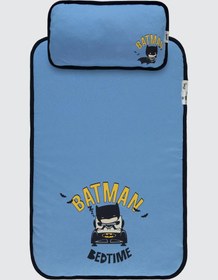 Resim Batman Erkek Bebek Alt Açma - Mavi - Açık İndigo / Standart 