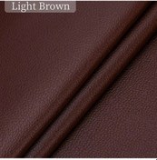 Resim Siyah Deri Onarım Patche Bant Kendinden Yapışkanlı Deri Yamalar Kanepeler Light Brown 300x50cm 