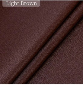 Resim Siyah Deri Onarım Patche Bant Kendinden Yapışkanlı Deri Yamalar Kanepeler Light Brown 300x50cm 