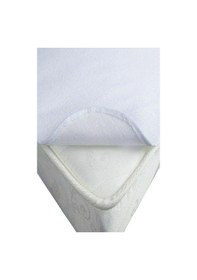 Resim Divanev Tek Kişilik Sıvı Geçirmez Alez 90x190 Cm Pamuk Kumaş Köşelerinden Lastikli Beyaz 