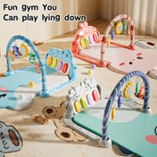 Resim Bebek Oyun Matı, Zemin Jimnastiği, Kıkırdağı ve Oyuncak Piyano Aktivite Matı, Müzik ve Işıklarla Tummy Time Oyuncak Matı, Erkekler ve Kızlar İçin Mükemmel Doğum Günü Hediyesi (Pil Dahil Değil) 