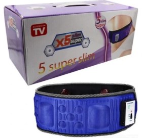 Resim Super Slim 5 Motorlu Titreşimli Masaj Kemeri Göbek Eritme Aleti 