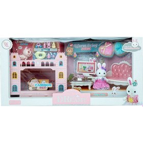 Resim Bay Dreamy Mini Tavşan- Eğlenceli Ranza Seti 