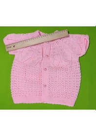 Resim Tovyamade El Örgüsü Bebek Ceket Pembe Renk Pembe 