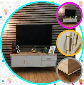 Resim CLAROS TV SEHPASI MEŞE - BEYAZ 150X40X60 