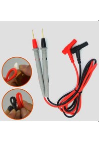 Resim 1000v 20a Silikon Tel Evrensel Prob Testi Dijital Multimetre İğne Ucu İçin Pin Silicone A 