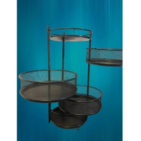 Resim Aless 4 Katlı Açılabilir Metal Sebzelik 